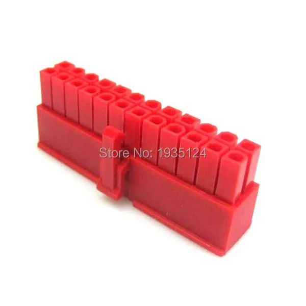 ATX 24pin female connector-red