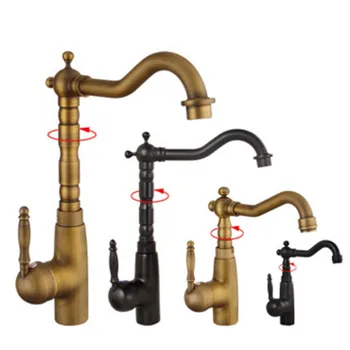 

Basin Faucets Faucet bathroom Wash Basin Faucet Hotel Luxury Copper Mixer Taps hot and cold Taps