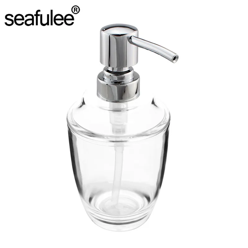 2pcs Lot Acrylic Soap Lotion Liquid Dispenser Pump Kitchen Or