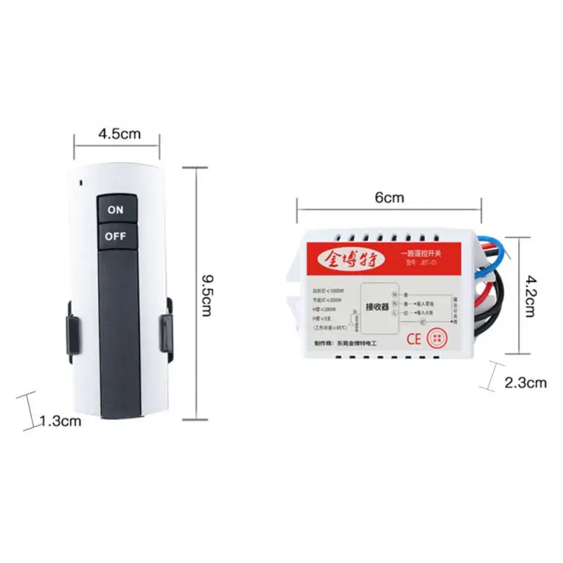 1/2/3 способа на включения/выключения 200 V-240 V Беспроводной приемник лампа светильник ДИСТАНЦИОННОГО Управление переключатель