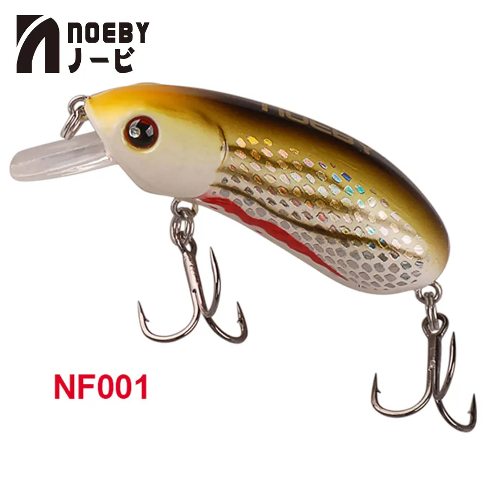 NOEBY рыболовные приманки NBL9111 Minnow 55 мм 10 5g ПВХ жесткий реалистичные Swimbait