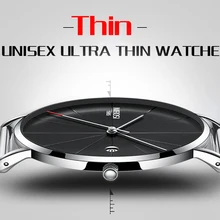 NIBOSI Для мужчин, мужские часы, ультра-тонкие модные часы Простой Бизнес Для мужчин кварцевые часы Relogio Masculine мужские часы на ремешке с зацепами