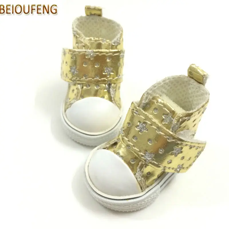Beioufeng 1/6 أحذية للدمى bjd دمية الأحذية الرياضية رياضية ، 5 سنتيمتر مصغرة دمى لعبة جيم للمنسوجات الاكسسوارات 6 زوج/الوحدة