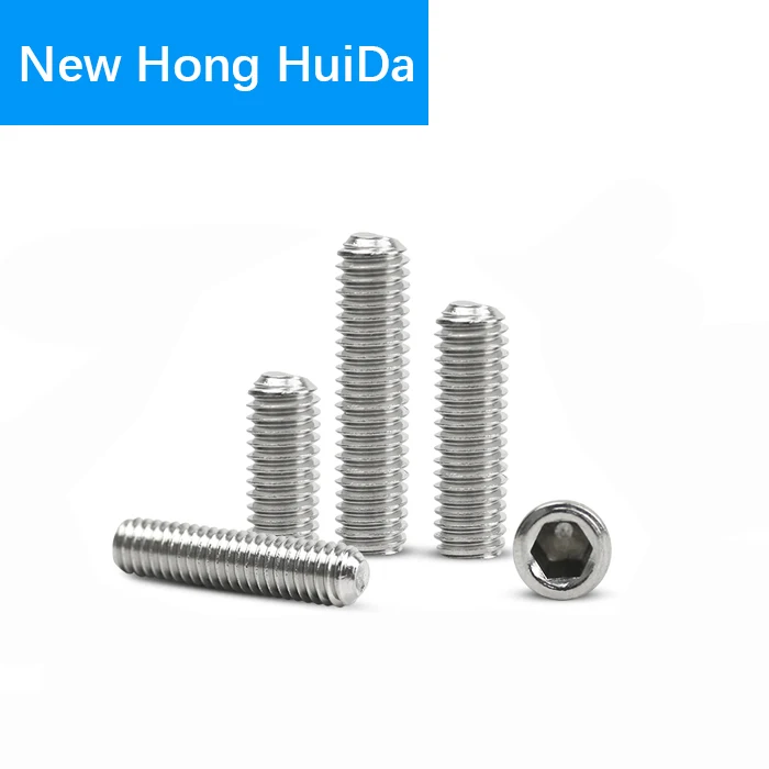 

Hex Head Socket Cap Set Grub Screw Hexagon Metric Thread Headless Allen head Cup Point Bolt 304 Stainless Steel M2.5