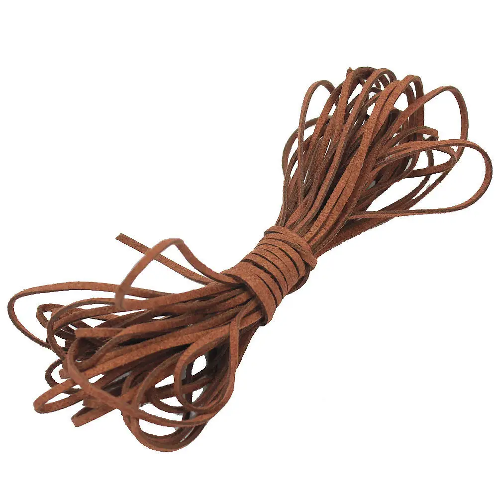 

7.8M/Roll Flat Faux Suede Leather Cord String Rope Thread 2mm for Bracelet Necklace Making DIY Jewelry Findings Accessories