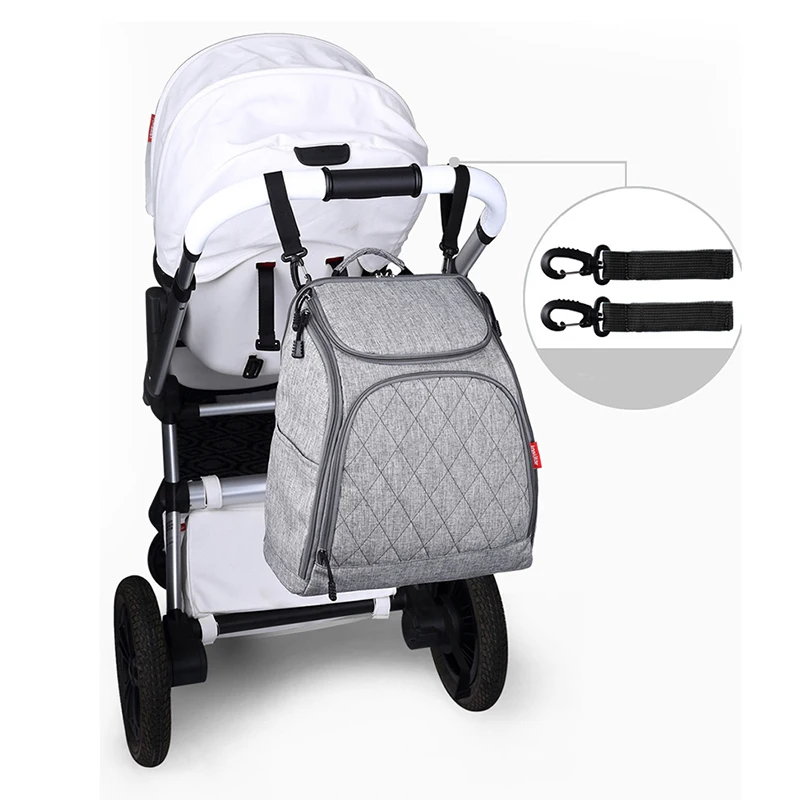 

Hight Quality Multifunctional Waterproof Nylon Baby Diaper Nappy Changing Shoulder Bag Mummy Diaper Nappy Organizer Backpacks