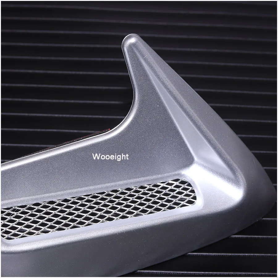 Car Styling 2Pcs Chrome Car Side Air Vent Fender Cover Hole Intake Duct Flow Grille Decoration Sticker (7)