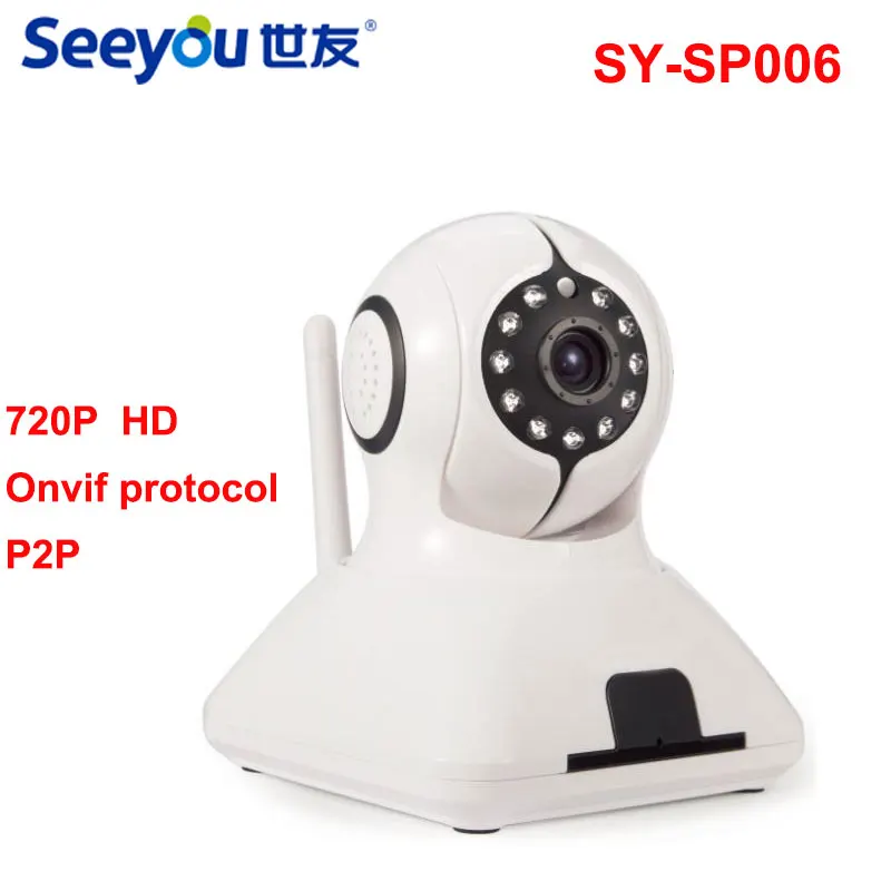 

Seeyou Home Security IP Camera 720P Wireless Smart Surveillance WIFI PTZ Camera Audio Record Surveillance Baby Monitor HD SP006