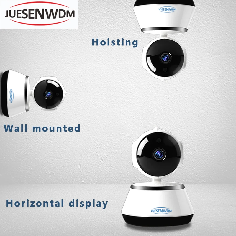 JUESENWDM 1080P HD ip-камера ночного видеонаблюдения WiFi камера домашней безопасности CCTV камера с двухсторонним аудио