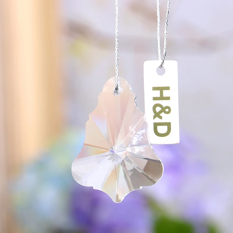 H& D 13 стиль прозрачные хрустальные бусины капли Люстра Подвеска призмы Suncatcher занавес diy части окна висячие украшения орнамент