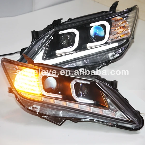 Для Toyota Camry светодиодный Angel Eyes Head светильник s double C stype без DRL single 2012-2013 год TLZV2 |