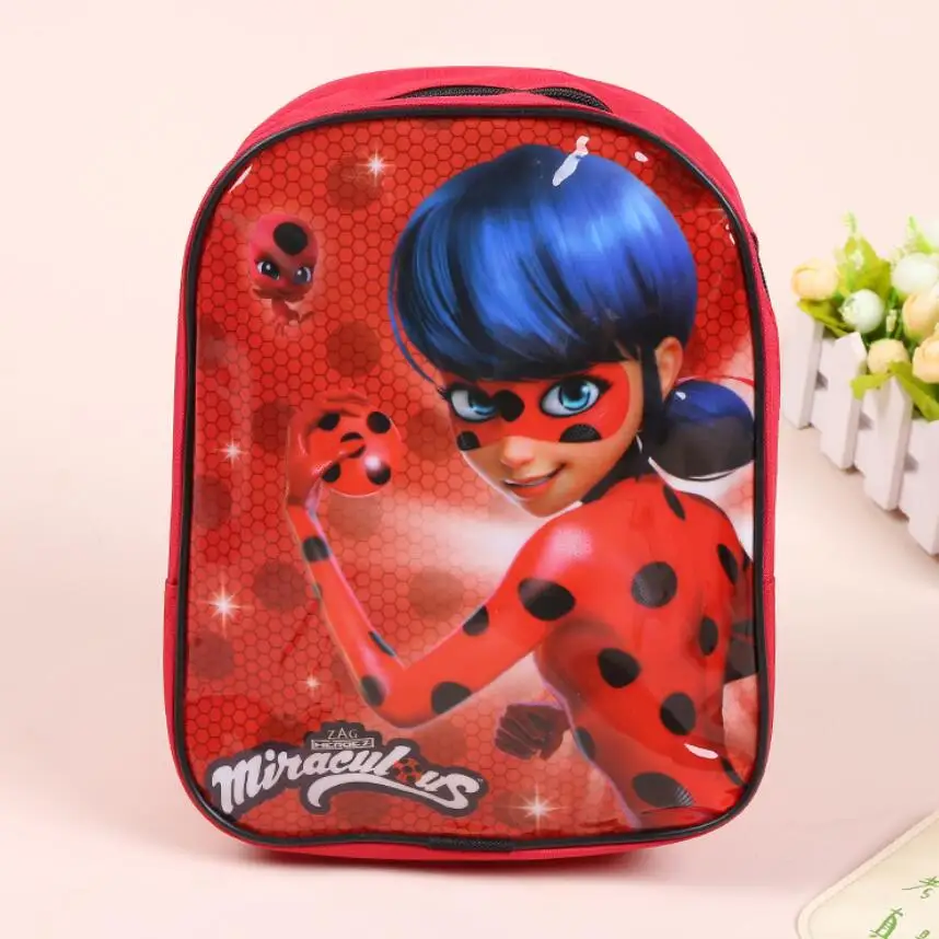 

New Cartoon Kids Princess Elsa Schoolbag Cute Girls Lovely Snow white School Bag Miraculous Ladybug Kindergarten Backpacks