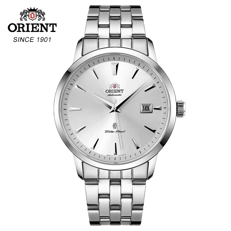 Оригинальные Ориент мужские часы автоматические механические часы с кожаным ремешком Модные 5 бар водонепроницаемые деловые наручные часы - Цвет: SER2700FW0