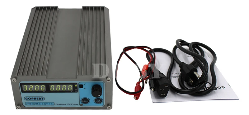 CPS-3205 II 160W низкая мощность 110Vac/220Vac 0-32 V/0-5A, компактный цифровой Регулируемый источник питания постоянного тока OVP/OCP/OTP(EU UK US) адаптер