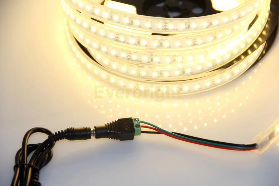 Temperatura de Cor Conduziu a Tira Metros Lote Ajustável Branca Dupla Cct 24v 5m 1080leds 3014smd cw ww Ip67 Impermeável 5 - 7 5 metros lote ajustável temperatura de cor
