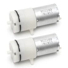 ARWDFG 2x Mini Air Pump DC 3V-6V 5V 370 Motor Micro Mini Air Pump Vacuum For Aquarium Tank Oxygen neje ah0002 4 mini 0 028a air blood pressure pump motor silver transparent 6v