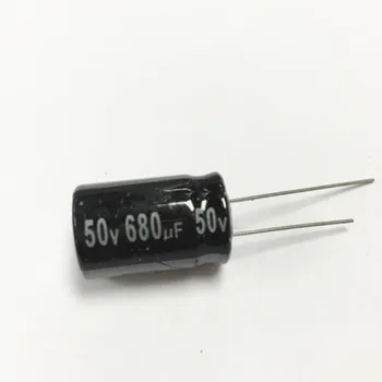 

Free Shipping 50pcs/lot 50V 680UF 680UF50V Electrolytic Capacitor 13*21mm