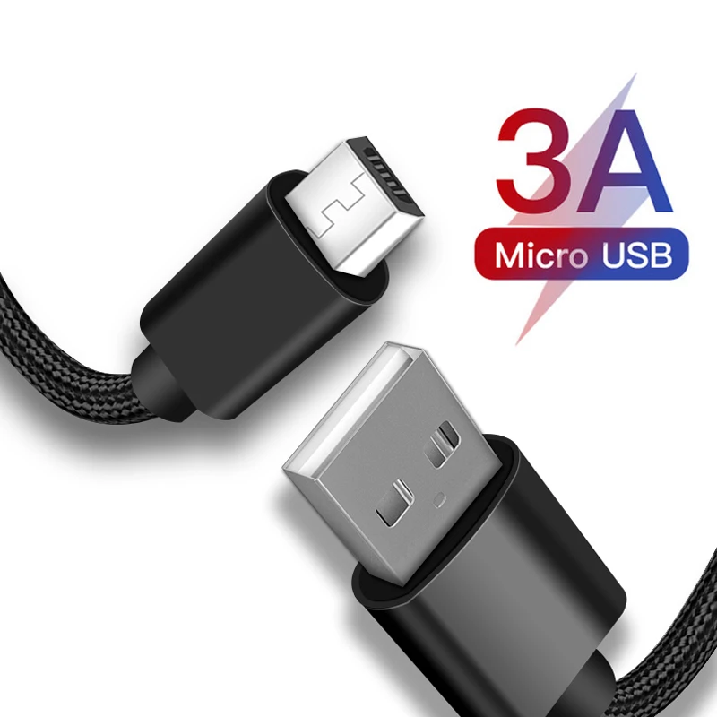 

Micro USB Cable 3A Fast Charging Charger for Samsung Galaxy S7 S6 J7 Edge Note Note 5 LG Xbox PS4 Android USB Data Phone Cable