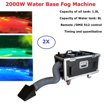 Prijzen Waterdichte Base Fog Machine 2000W Rookmachine Afstandsbediening En DMX Stage Effect Laaggelegen Water Fog Rookmachine voor Disco