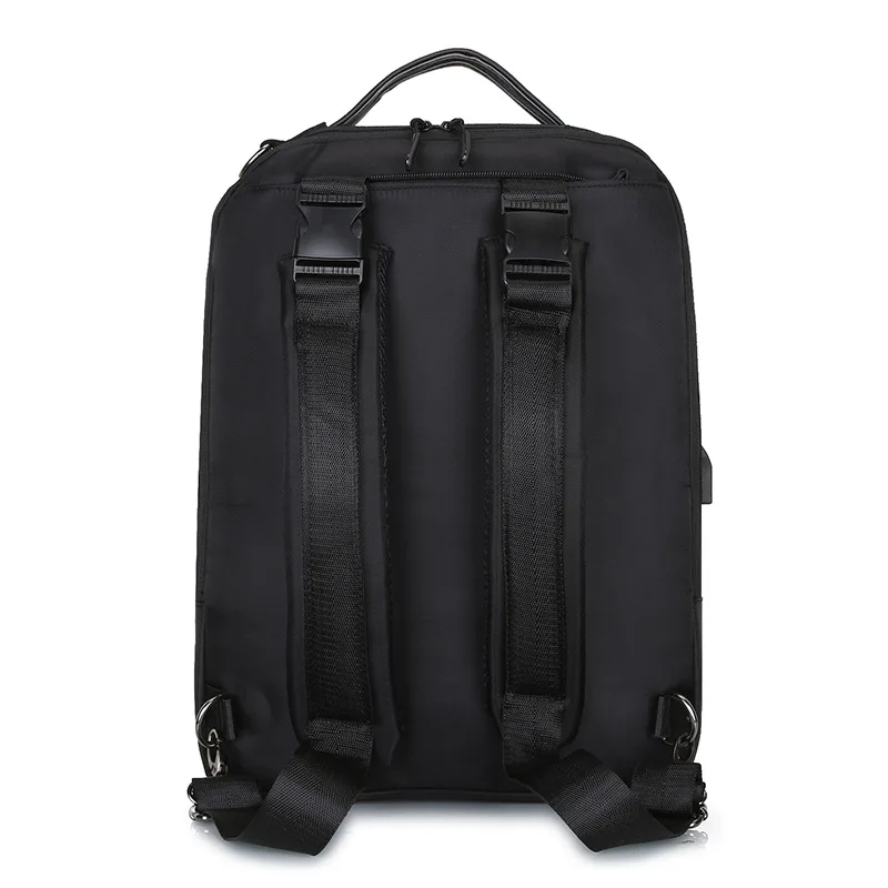 Деловой мужской рюкзак с защитой от кражи, умный рюкзак для ноутбука, USB зарядное устройство, мужская сумка на плечо, 15,6 дюймов, сумка для ноутбука, Мужская черная сумка