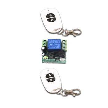 

A=ON B=OFF DC12V Mini Wireless Remote Control System 2xTransmitter +1xReceiver Smart Home Remote Control 315/433MHz