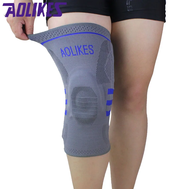 Aolikes 2 قطعة/زوج الرضفة الركبة نيبادس كرة السلة دعم هدفين حامي المتزلجون التثبيط الدراجات الطائرة