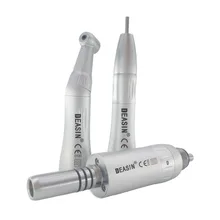 DEASIN зубной щетки Зубная щетка с низким Скорость наконечник Комплект воздушная турбина прямой угловой наконечник пневматический двигатель с внутренним воденым спрей 2/4 отверстия