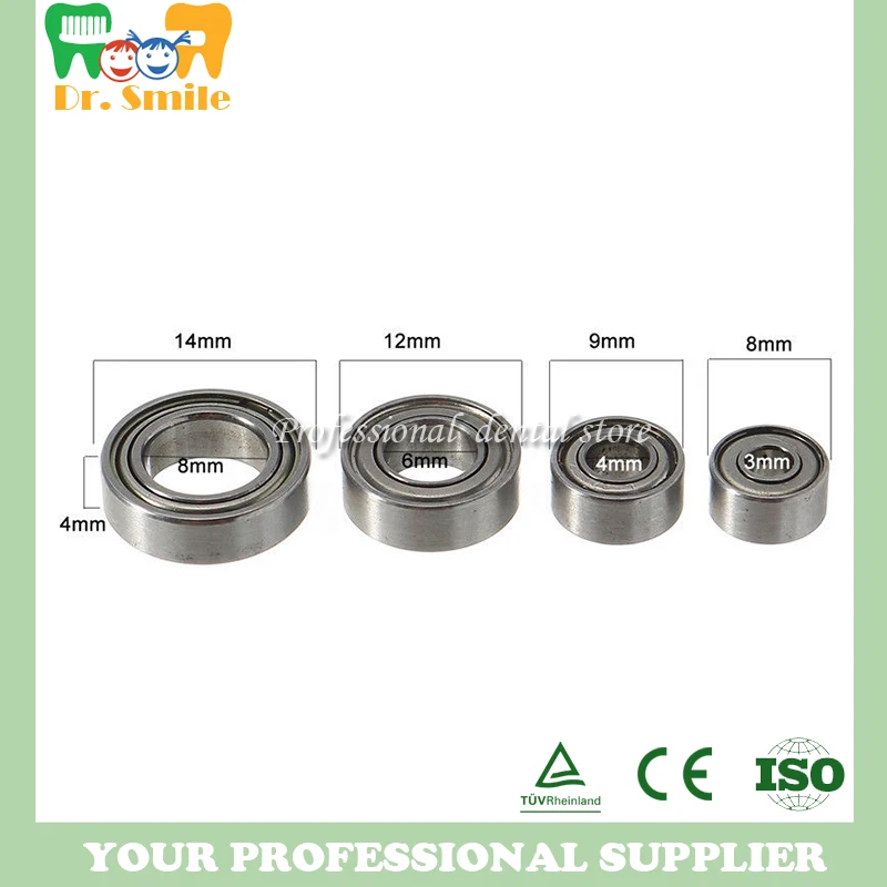 

Free shipping of 4 pcs dental Handpiece Bearing For STRONG 204 Micro Motor Handle Accessories 35,000RPM Bearing 102L