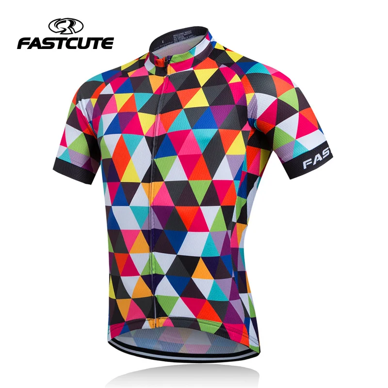 

FASTCUTE Short Sleeve Cycling Jersey Roupa Ciclismo Bike Wear Cycling Jerseys Ciclismo Breathable Man's Bicycle Cycling Clothing