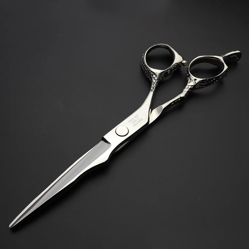 Профессиональные Парикмахерские ножницы Япония 440c сталь 6 дюймов ножницы для стрижки волос парикмахерские инструменты салон истончение ножницы набор