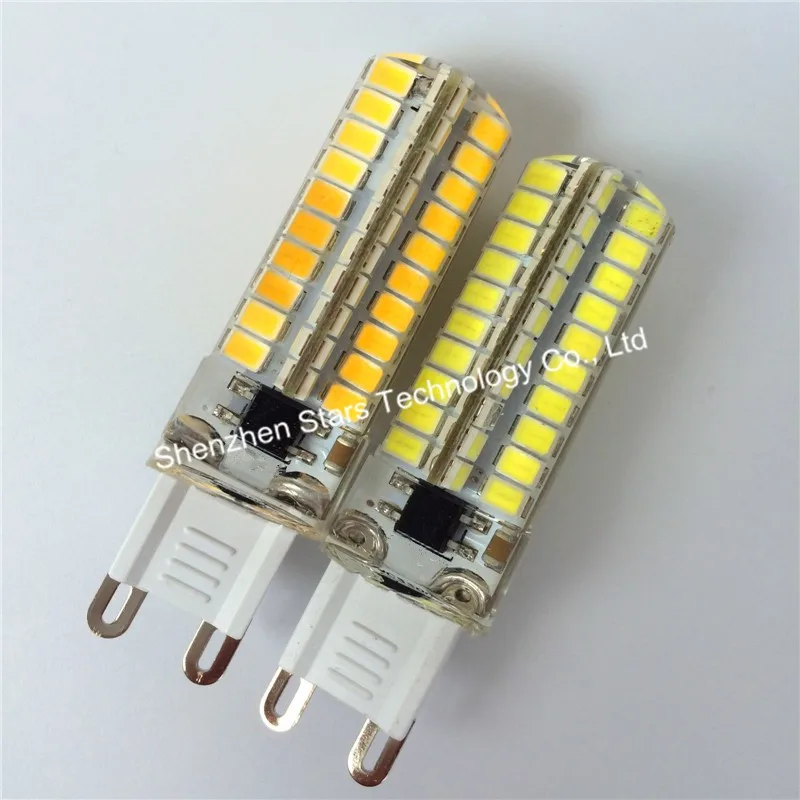 G4 G8 G9 E11 E12 SMD2835 80leds 8 Вт AC110V AC220V светодиодные лампы хрустальные люстры матовый кукурузной формы огни 10 шт./лот