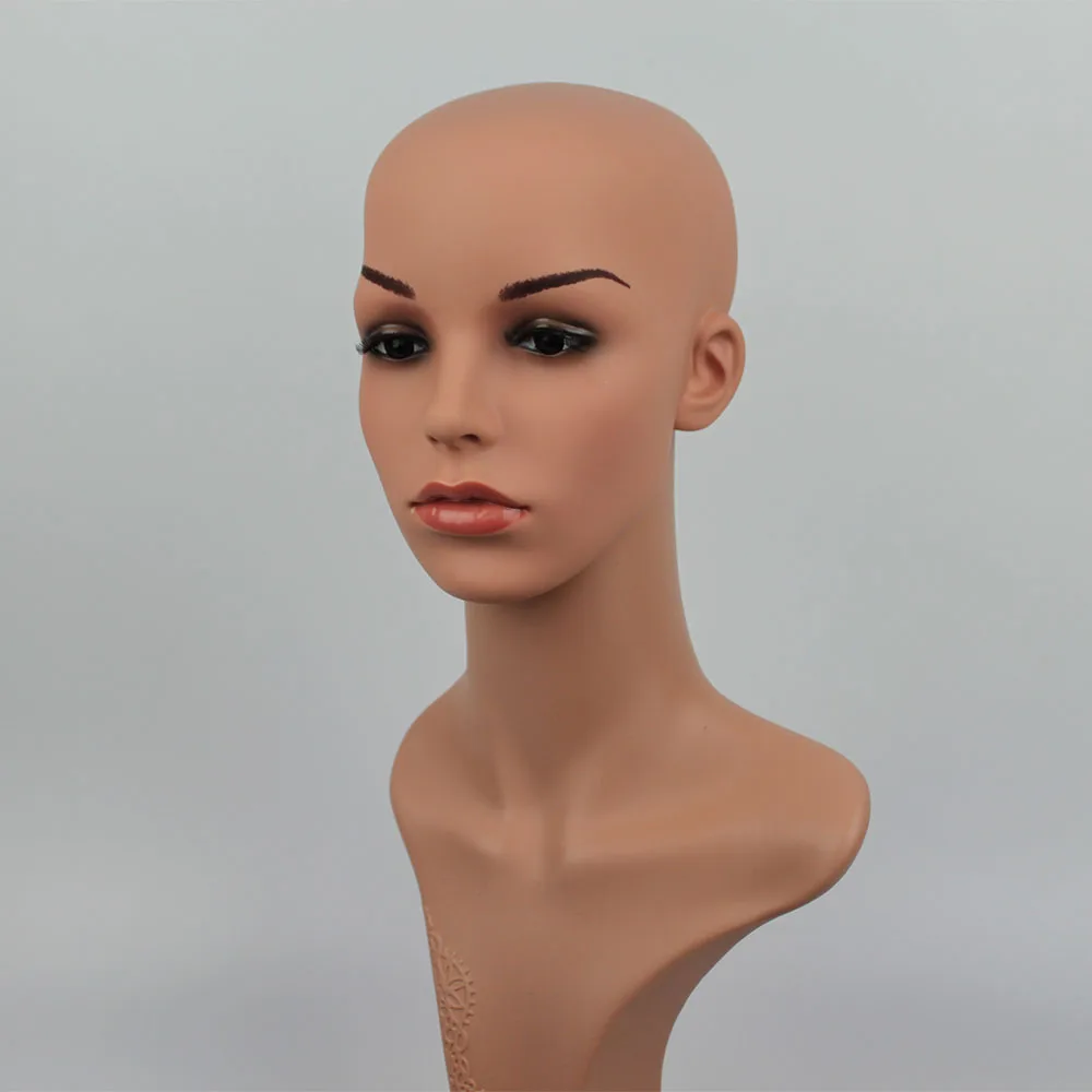 Высокое качество PE реалистичный манекен женщина головы париков D5 FIR|mannequin dummy head|wig