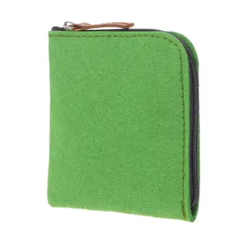 

9x1x10cm Women Girls Cute Felt Fashion Coin Purse Wallet Bag Change Pouch Key Card Holder