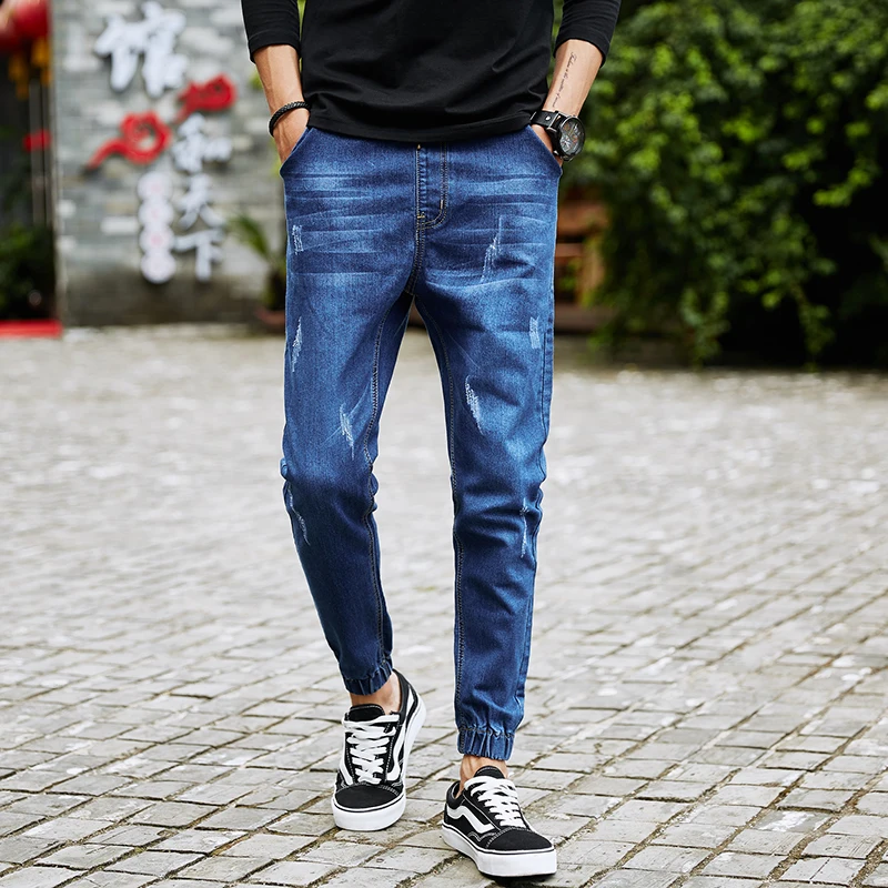 European Style Mens Plus Size Loose Fit Jeans For Men