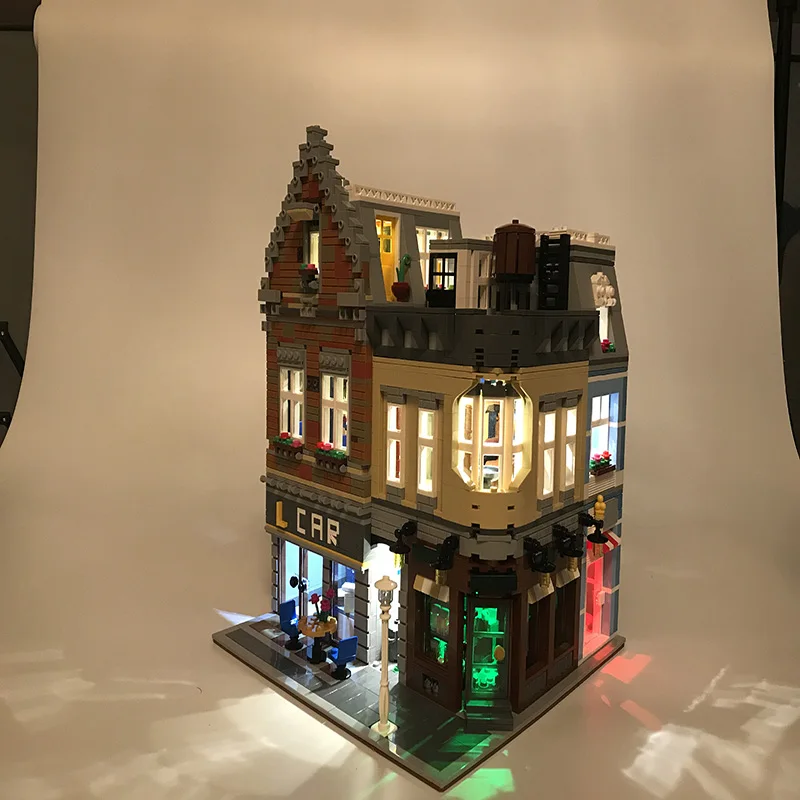 Led Light Set For Lego Building City Street Genuine MOC Series Compatible 15034 Toys Blocks Creator City Street Lighting Set     (2)