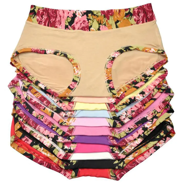 Happy Everyday 5pcs left briefs multicolor soft ladies Panties