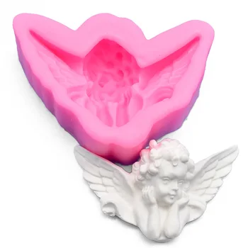 

3D Creative Angel Baby Plaster Mold Silicone Soap Mold Handmade Chocolate Cake Mousse Ice Cream Mold High Temperature Resistance