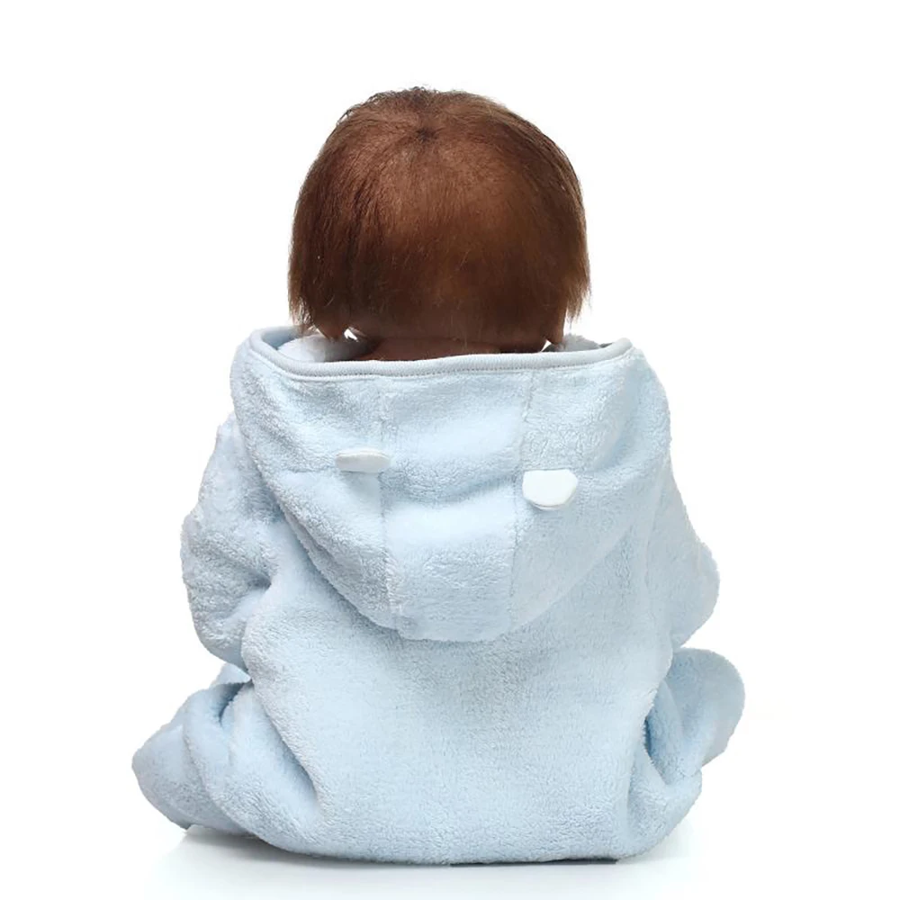 57 см полный Силиконовый reborn baby Игрушки Куклы как живые Новорожденные Мальчик