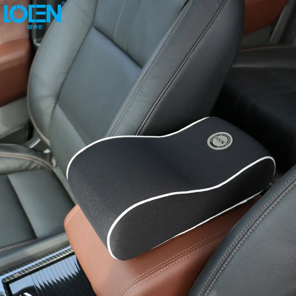 LOEN Memory Foam Car Armrest Pad Universal Auto Armrest Cover Car
