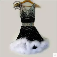 Стиль, костюм для латинских танцев, глубокий v-образный вырез, алмазные платья для латинских танцев, платья для женщин и детей, платья для латинских танцев S-4XL