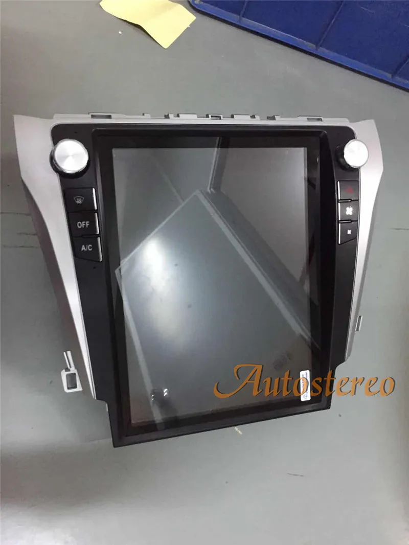 Sale Tesla style 4GB RAM Android 9.0 Car NO DVD Player GPS Navigation Stereo In-dash for Toyota Camry Aurion 2012- 2016 Multimedia HD 5