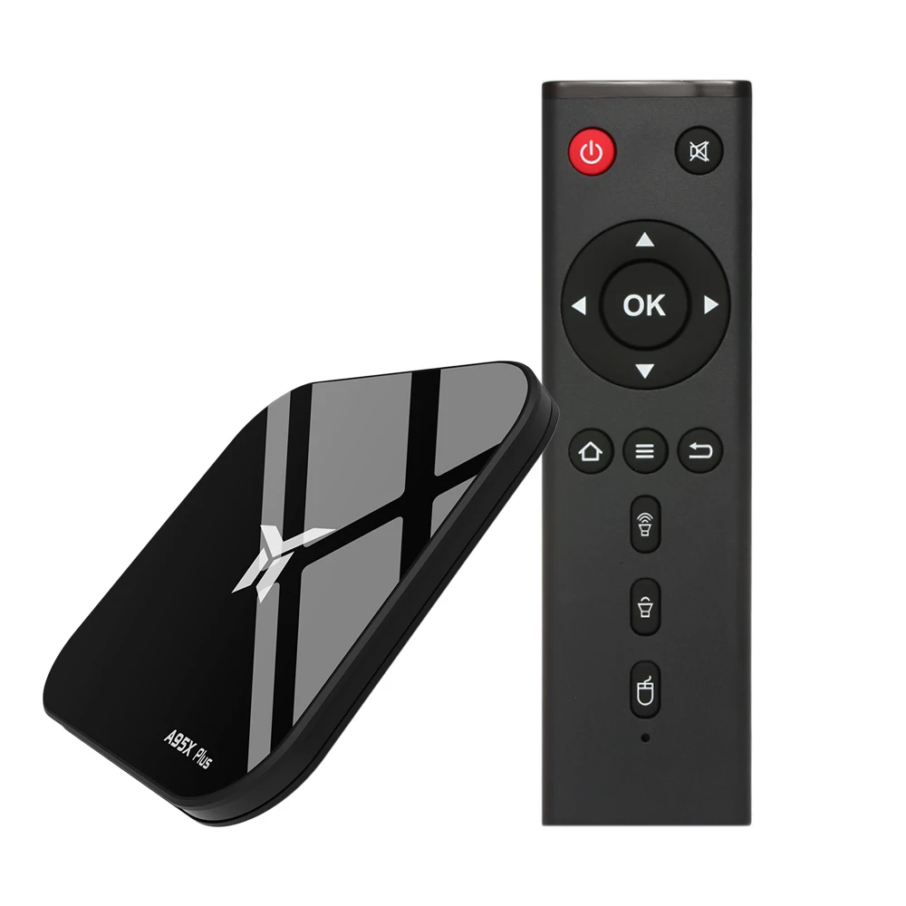 A95X плюс Смарт ТВ BOX Android 8,1 tv BOX HD Media Player 4GB32GB ТВ коробка Quad-core S905Y2 DDR4 4 K H.265 2.4G5G WI-FI USB 3,0