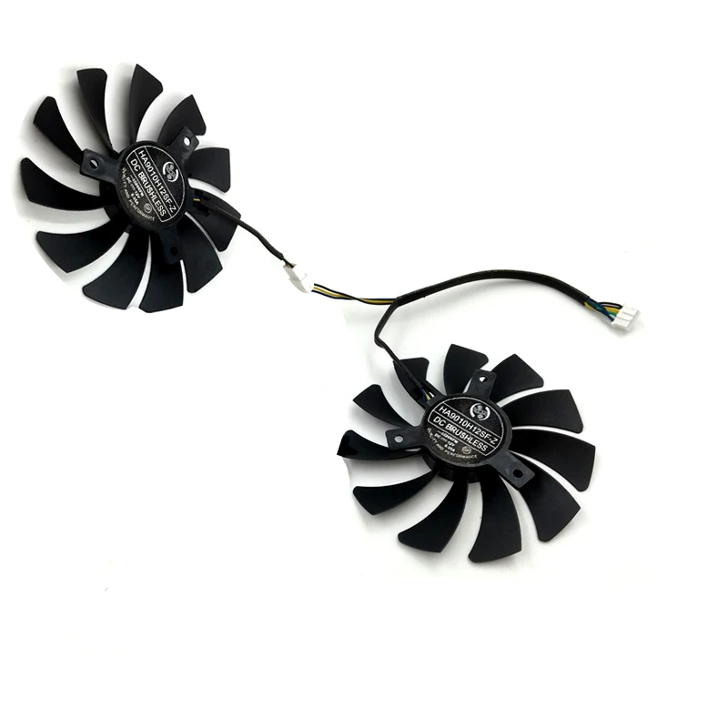 85mm MSI GTX1050Ti Single Fan Replacement 40mm 2Pin HA9010H12F-Z 12V 0.57A R228