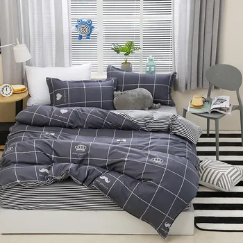 

Adult Soft Comfortable Duvet Cover Bedding Set Quilt Comforter Pillow Case Bed Linen Queen King Big Size 24