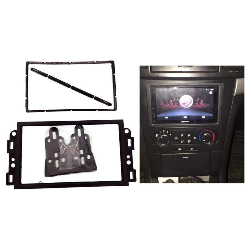 

2 DIN Car Radio Frame Fascia for 2006-2011 Chevrolet Lova Captiva Gentra Aveo Epica Stereo Dash Install Trim Panel