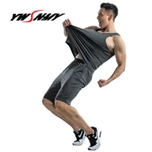 Летний мужской жилет без рукавов, фитнес спортивный костюм из двух предметов, мужской жилет+ шорты, Повседневная устанавливает ночную рубашку, домашняя одежда