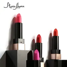 Стойкая губная помада матовая Водонепроницаемый водостойкая матовая губная помада обнаженная губа фирменная ручка-косметическое средство, макияж для лица, высокое качество Коврики макияж натуральный 15 Цвет Maria ayora