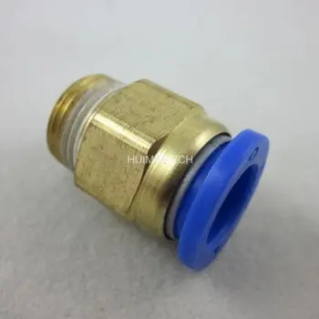 

5pc 12mm Tube Push in Fitting to 3/8" BSP Male Thread Pneumatic Connector f Air