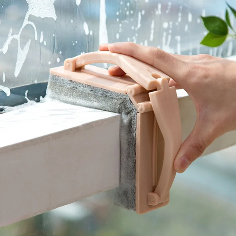 

XUNZHE Japanese Kitchen Sponge Descaling Clean Magic Pan Pot Windows Cleaning Brush Sponge With Hand Protector Cook Accessories