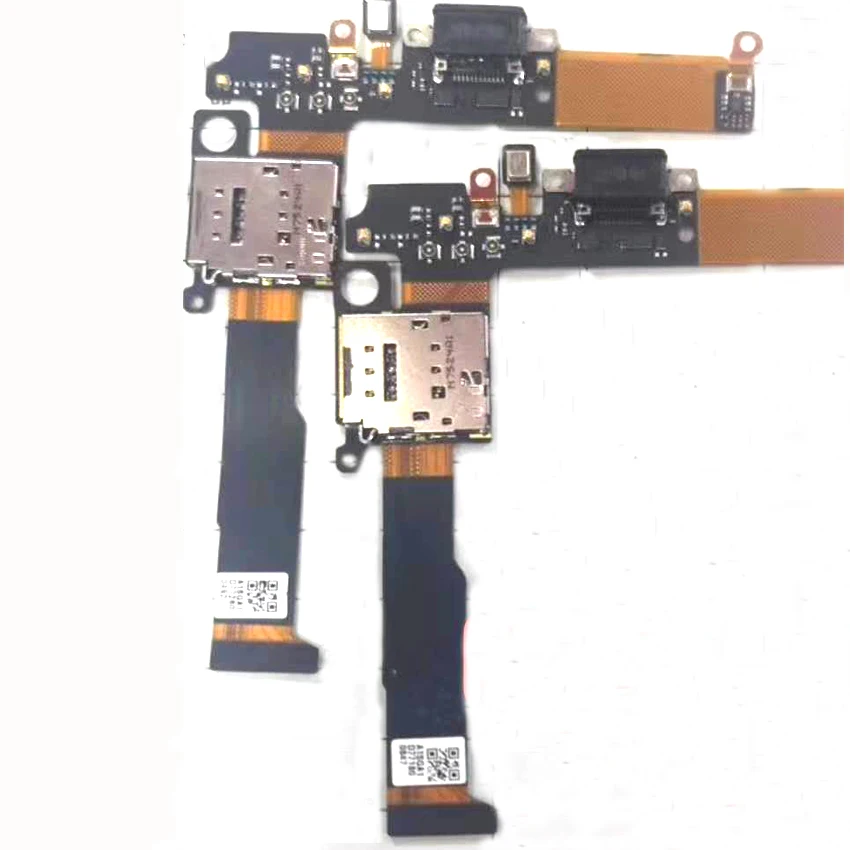 Держатель sim-карты Слот лоток считыватель Flex для NOKIA 8 S 8 S usb зарядный порт док-станция разъем плата зарядки микрофонный гибкий кабель